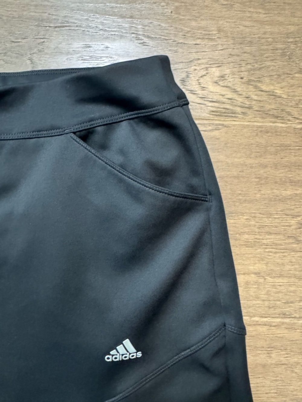 Adidas Women's Black Athletic Golf Tennis Skort Skirt with Ruffles - Picture 4 of 9